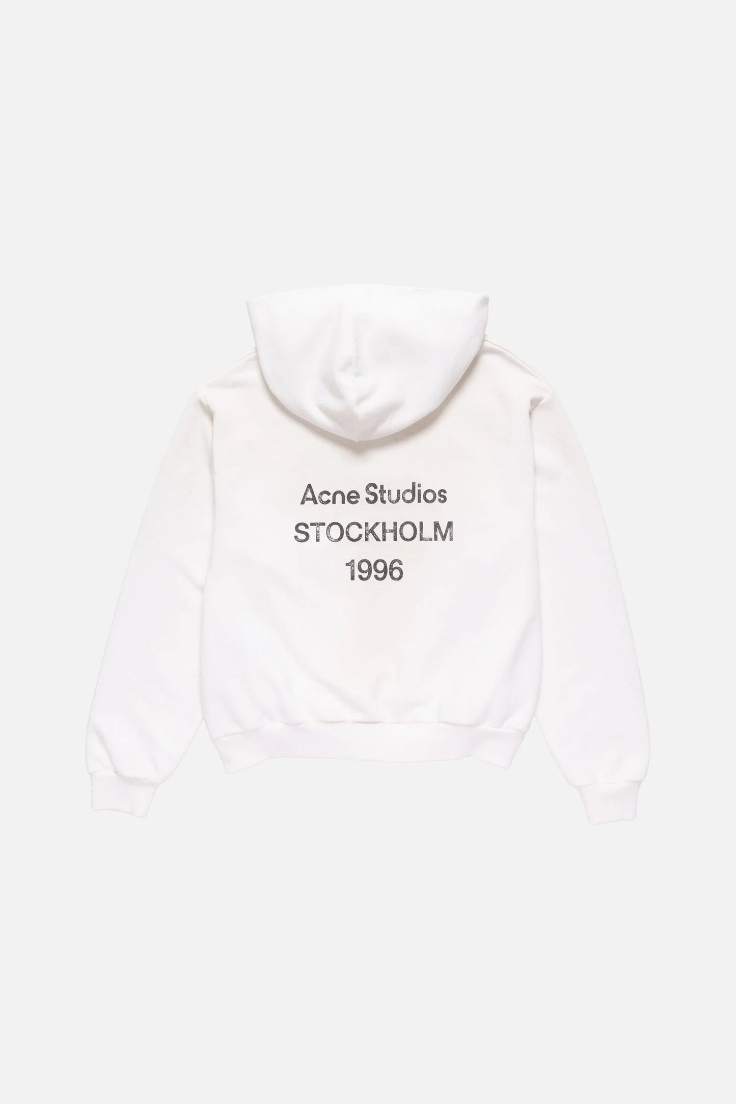 White Logo Hoodie
