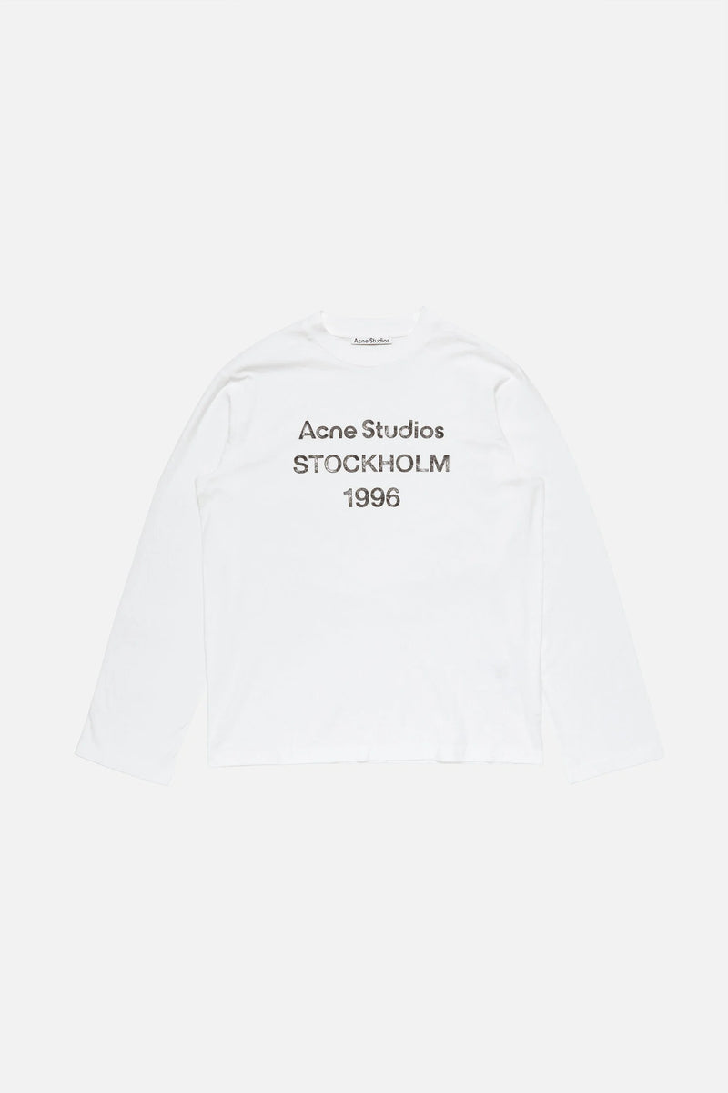 White Logo Long Sleeve
